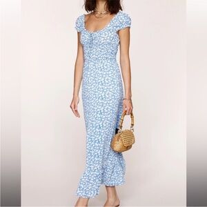Heartloom Edina Midi Dress in Sea